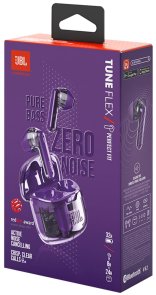 Навушники JBL Tune Flex Ghost Edition Purple (JBLTFLEXGPUR)