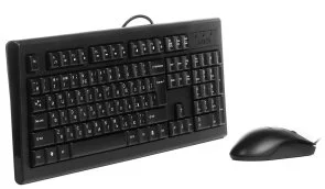 Фото: Комплект клавіатура+миша A4tech KR-8572 Black № 5 | KTC
