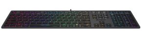Клавіатура A4tech FX60H Fstyler Neon backlit Grey (FX60H USB (Grey) Neon backlit)