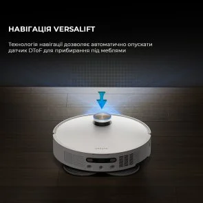 Фото: Робот-пилосос Dreame Bot X50 Ultra Complete White (RLX85CE-4-WH) № 22 | KTC