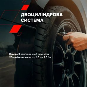 Автомобільний компресор Canyon CAI-201CB, Black