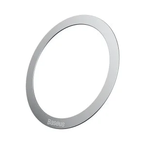 Фото: Пластина для магнітного тримача Baseus Halo Series Magnetic Metal Ring 2pcs Silver (PCCH000012) № 2 | KTC