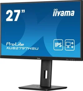 Фото: Монітор iiyama ProLite XUB2797HSU-B2 Black - 27" IPS / 1920×1080 / 100 Гц / Adaptive Sync / Pivot / HAS № 5 | KTC
