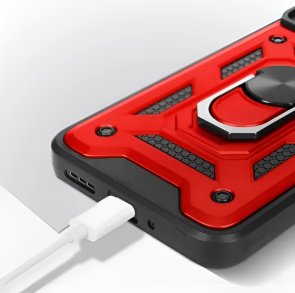 Чохол BeCover for Poco M6 Pro 4G - Military Red (710940)