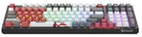 Фото: Клавіатура Bloody WS98 BLMS Red Plus Switch WL/BT/USB Naraka (WS98 Naraka) № 5 | KTC