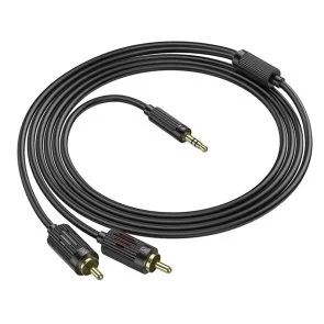 Фото: Кабель Hoco UPA28 Jack 3.5mm 2xRCA 1.5m Black (6942007607759) № 3 | KTC