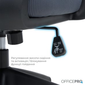Крісло OfficePro Harmony OC310-B-G-G Black/Gray