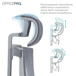 Фото: Крісло OfficePro Balance OC620 Gray/Dark Gray (OC620-G-DG-DG) № 10 | KTC