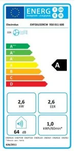 Фото: Кондиціонер Electrolux Comfort 600 on/off (EXP26U339CW) № 5 | KTC