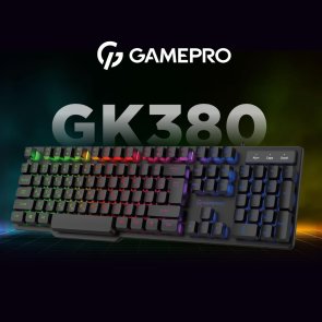  Клавіатура GamePro GK380 RGB USB Black