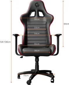 Фото: Крісло GamePro Rush GC-575 Black-Red № 14 | KTC
