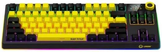 Фото: Клавіатура Lorgar KBP70TKLW Toxic Purple ENG WL/RT/USB Black/Yellow (LRG-KBP70TKLW-YL-US) № 2 | KTC