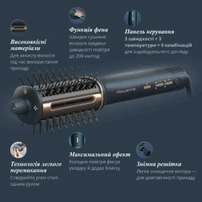 Фото: Фен-щітка Rowenta Air Brush 3D 3-in-1 (UB9720E0) № 10 | KTC