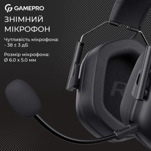 Гарнітура GamePro Genesis Hunter Black (HS1350B)