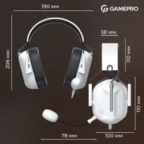 Фото: Гарнітура GamePro Genesis Hunter White (HS1350W) № 12 | KTC