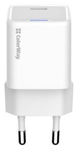 Зарядний пристрій ColorWay GaN Mini PD 35W White (CW-CHS056PD-WT)