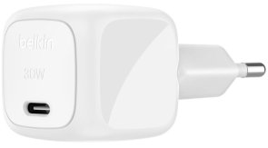 Зарядний пристрій Belkin BoostCharge Compact PD 30W White (WCA008KQWH)