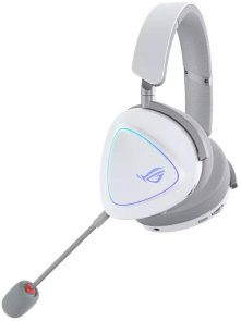 Гарнітура ASUS ROG Delta II Wireless Moonlight White (90YH03W0-BHUA10)