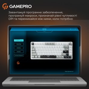 Клавіатура GamePro Genesis Silverlight MK126 YH Switches Grey