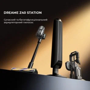 Фото: Ручний бездротовий пилосос Dreame Cordless Vacuum Cleaner Z40 Station (1155339) № 2 | KTC