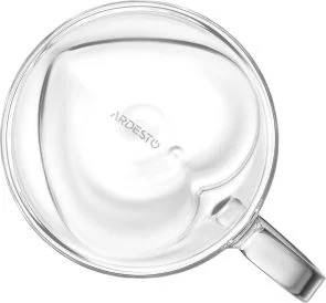 Фото: Набір чашок Ardesto 330ml 2pcs Clear (AR2633BHL) № 4 | KTC