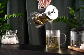 Фото: Набір чашок Ardesto 420ml 2pcs Clear (AR2642GM) № 4 | KTC