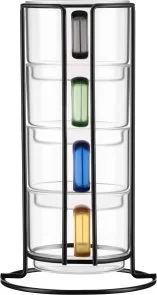 Фото: Набір чашок Ardesto 350ml 4pcs Clear (AR2635BS) № 6 | KTC