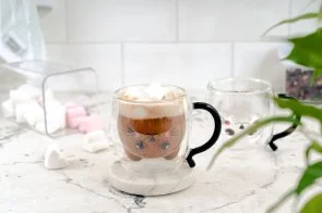 Фото: Набір чашок Ardesto Animals 250ml 2pcs Clear (AR2625BAR) № 8 | KTC