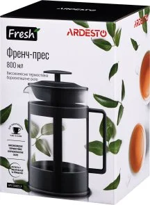 Фото: Френч-прес Ardesto Fresh 800ml Black (AR1008BLF) № 3 | KTC