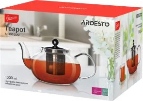Фото: Заварник Ardesto Gemini Roma 1000ml Clear (AR1910GM) № 2 | KTC