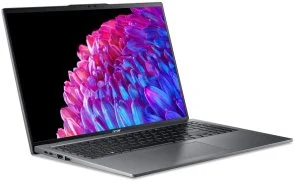 Фото: Ноутбук Acer Swift Go 16 SFG16-72-53VK NX.KYAEU.001 Grey - 16" IPS 60 Гц / Intel Core Ultra 5 / Ultra 5 125U / DDR5 16 ГБ / PCI-E SSD 512 ГБ / Intel Graphics № 2 | KTC