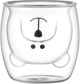 Фото: Набір чашок Ardesto Animals 250ml 2pcs Clear (AR2625BA) № 3 | KTC