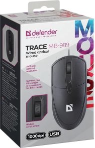 Миша Defender Trace MB-989 Black (52989)