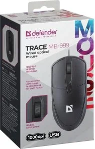 Фото: Миша Defender Trace MB-989 Black (52989) № 3 | KTC
