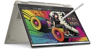 Фото: Ноутбук Lenovo Yoga 7 2-in-1 16AKP10 83JU001LRA Seashell - 16" OLED 120 Гц / AMD Ryzen AI 7 / 350 / DDR5 32 ГБ / PCI-E SSD 1 ТБ / Radeon Graphics № 3 | KTC