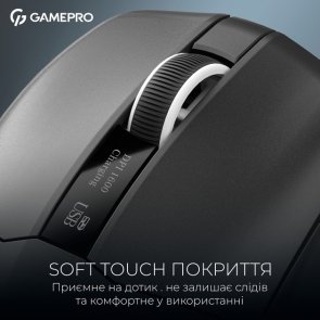 Миша GamePro Asgard Thor WL/BT/USB Black (GM023B)