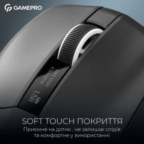Миша GamePro Asgard Thor WL/BT/USB Black (GM023B)