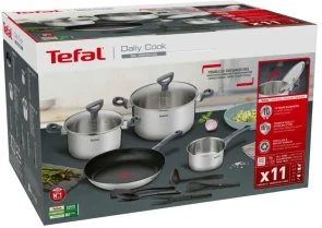 Фото: Набір змішаний Tefal Daily Cook 5L/ 2.9L/ 1.5L/ 28cm 11pcs (G713SB45) № 19 | KTC