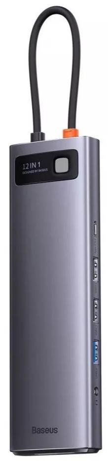 USB-хаб Baseus Metal Gleam Series 12in1 Gray (WKWG020213)
