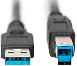 Фото: Кабель Digitus USB 3.0 AM / BM 1.8m Black (AK-300115-018-S) № 2 | KTC