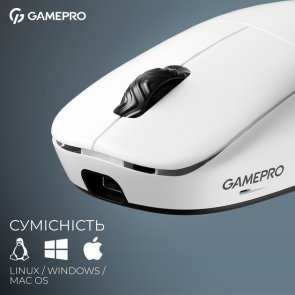 Миша GamePro Genesis Asgard Loki WL/USB White (GM022W)