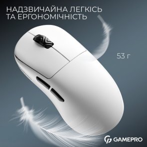 Миша GamePro Genesis Asgard Loki WL/USB White (GM022W)