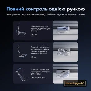 Фото: Крісло SIHOO Doro C300 Pro White (DORO-C300-PRO-M102) № 10 | KTC