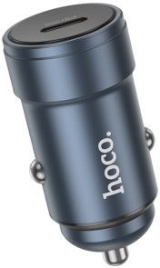 Автомобільний зарядний пристрій Hoco Z57 Glorious 30W Metal Gray (6942007633048)