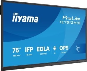 Інтерактивний дисплей iiyama TE7512MIS-B4AG 75