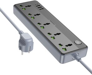 Мережевий фільтр BOROFONE BAC4A Lord 4xUSB 5/1.5m Black (6941991111488)