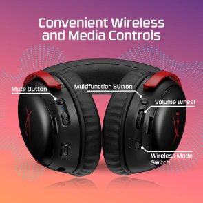 Гарнітура накладна HyperX Cloud III S Wireless, Black ( Gaming )