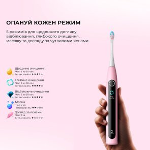 Електрична зубна щітка Oclean X Kids Set Electric Toothbrush Black (6970810557237)
