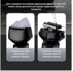Фото: Електробритва Xiaomi ShowSee F601-BK Black № 6 | KTC