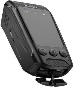 Відеореєстратор Hoco DV104 4K Riding recorder Black (6942007646000)